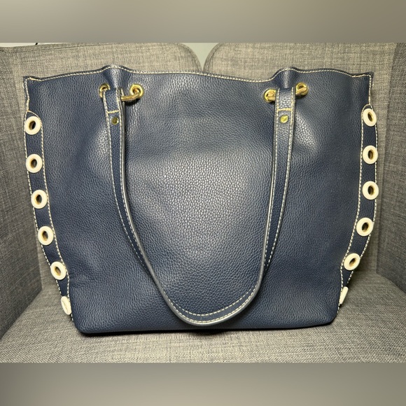 Chico’s Nautical Tote - Faux Leather - Picture 1 of 12